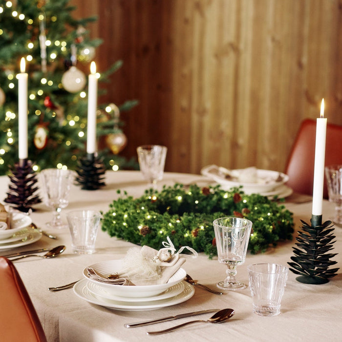 Pinea Grey kynttilänjalka 13 cm