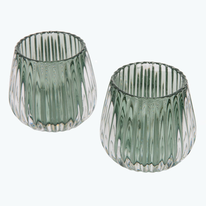 Labelle kynttilälyhty vihreä 2 kpl