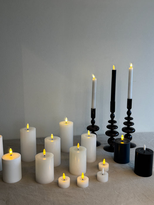 Candela kruunukynttilä musta 2 kpl