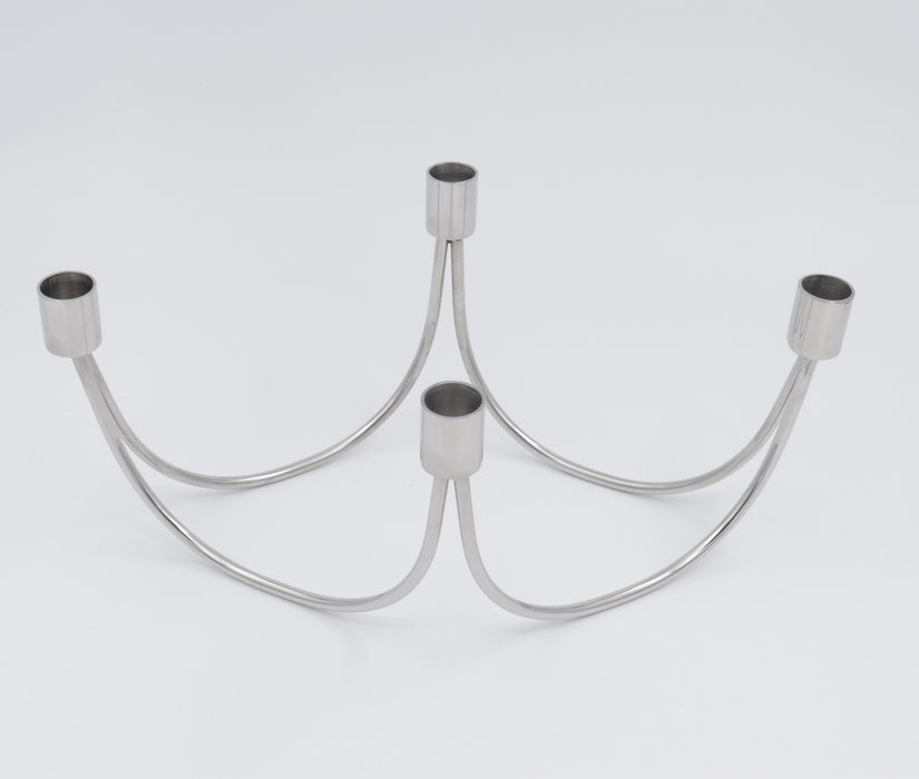 Wilson Silver kynttilänjalka 4 kynttilälle