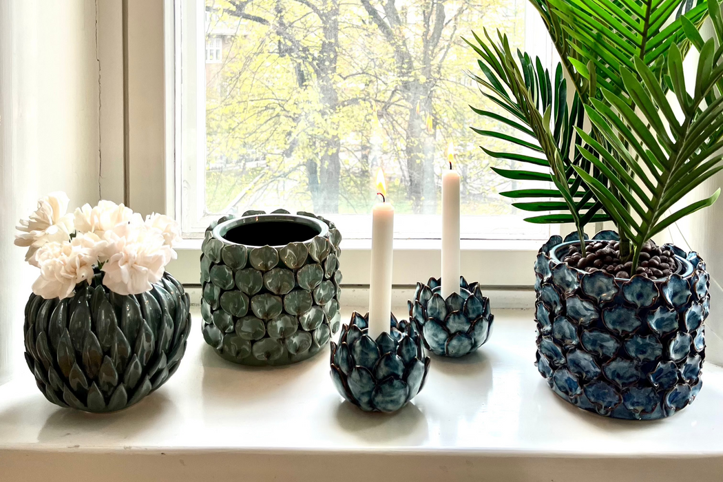 Peony Green maljakko