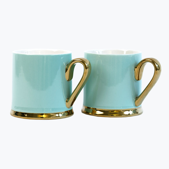 Pastel Mint muki 2 kpl