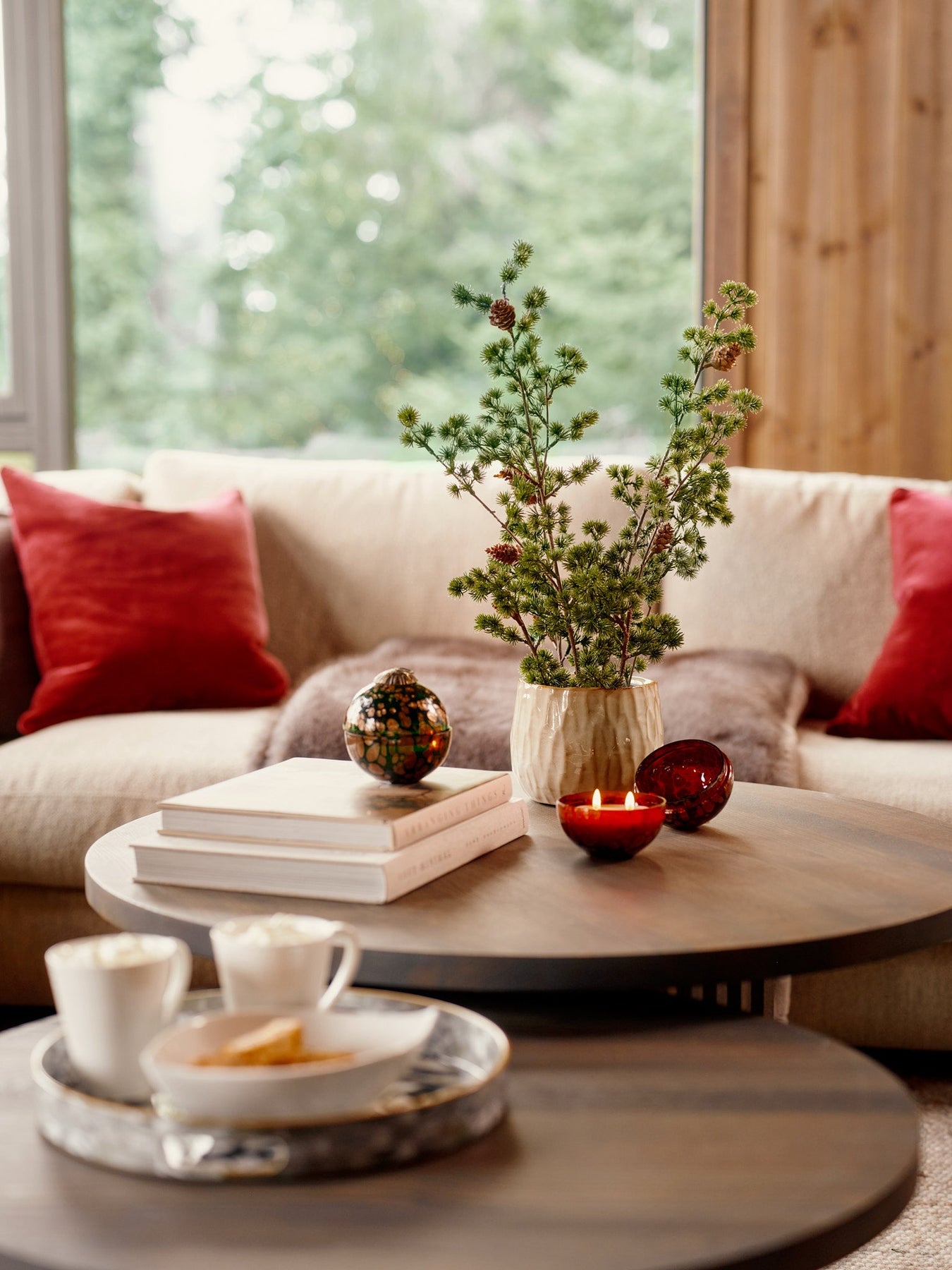 Joulukuuset ja kuusenkoristeet