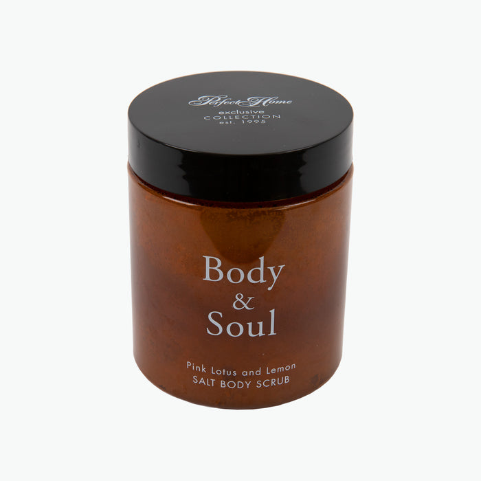 Body & Soul salt body scrub Pink Lotus & Lemon