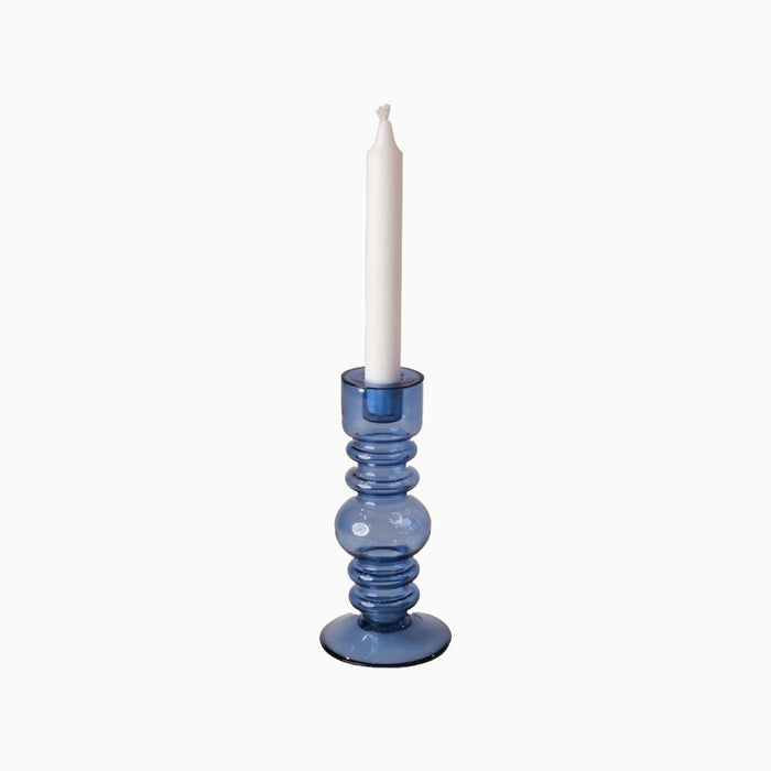 Aurora Blue kynttilänjalka 18 cm