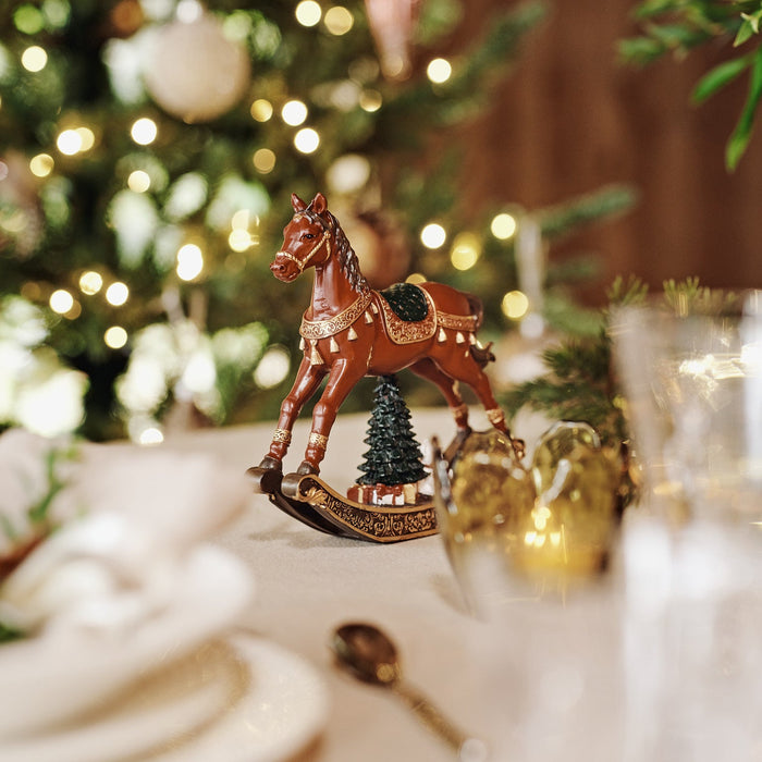 Christmas Spirit keinuhevonen 18 cm