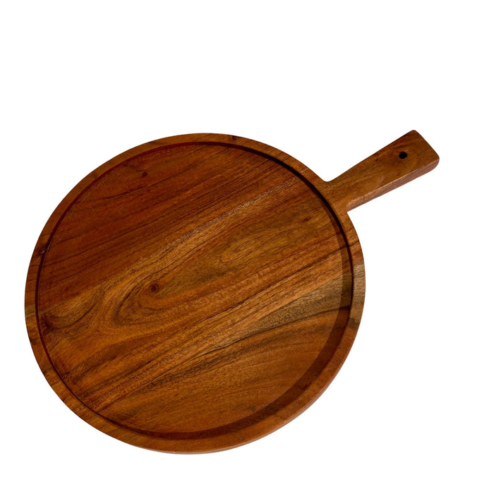 Vintage pyöreä tarjoilulautanen 30×40 cm