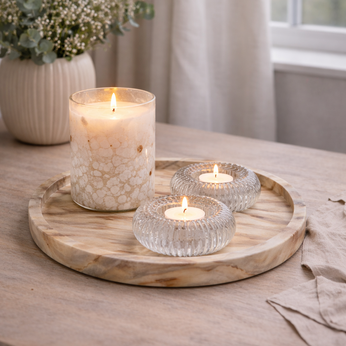 Natural Marble tarjotin Ø25 cm