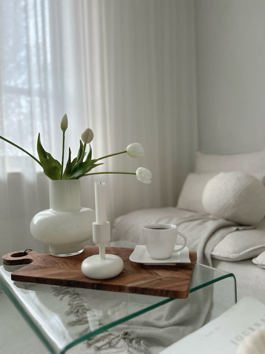 Vintage kalanruotokuvioitu tarjoilulautanen 25x50 cm