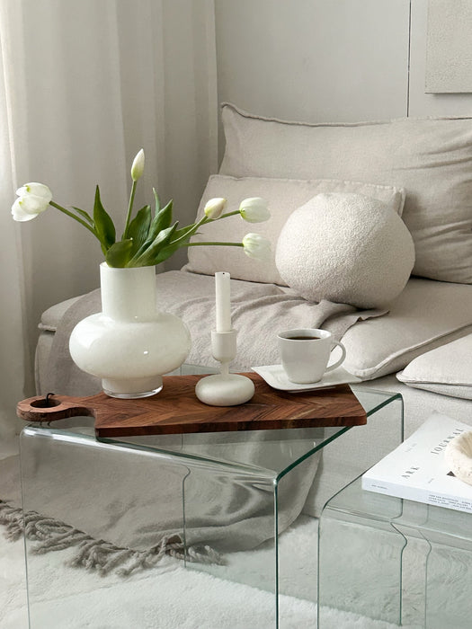 Vintage kalanruotokuvioitu tarjoilulautanen 25x50 cm