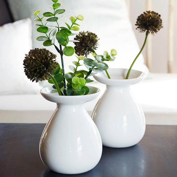 Vit Lilja maljakko 2 kpl