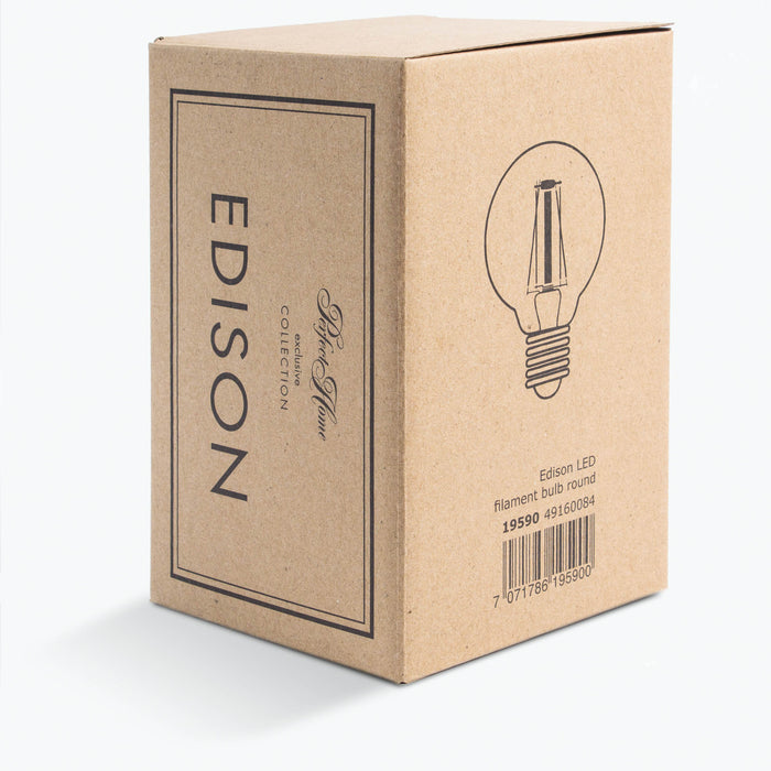 Edison LED- lamppu pyöreä